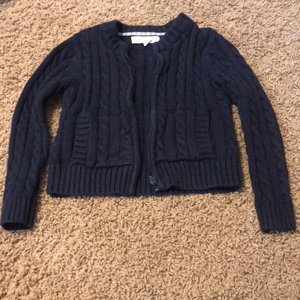 Navy Blue Zip jacket